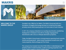 Tablet Screenshot of makris.com.au